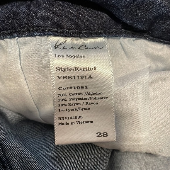 KanCan dark wash distressed skinny jeans, size28 - Picture 6 of 6